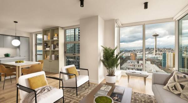 $3,270 / 1br - 681ft2 - Custom built-in storage solutions, Expansive walk-in closets (Belltown)64031311958018120