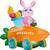 Easter inflatable decoration carrot and bunny 1 thumbnail