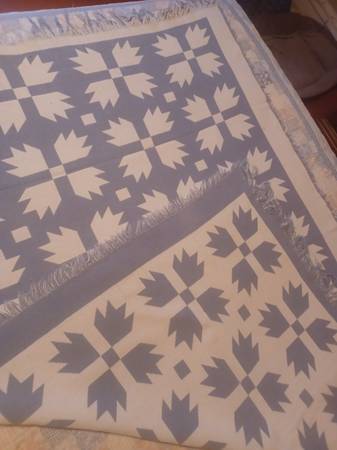 Reversible Blanket...Blue And White 💙 White And Blue 1