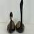 Mid Century Set of 2 Brass Swans Ornamental Metal Water Fowl Animal Figurines 9 thumbnail