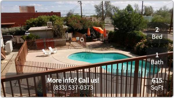 $1,199 / 2br - 615ft2 - Gorgeous 615 sq ft 2 bed / 1 bath - Prime location in Tucson (Tucson - Off-Campus Housing)63674980094977121