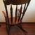 VINTAGE ROCKING CHAIR NATURAL WOOD THE REAL AMERICAN DESIGN MANSION 12 thumbnail