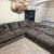 Brown micro fiber sectional 3 thumbnail