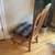 Handcrafted solid oak upholstered chair 5 thumbnail