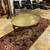Vintage Mid Century Moroccan Style Brass Oval Coffee Table. 1 thumbnail