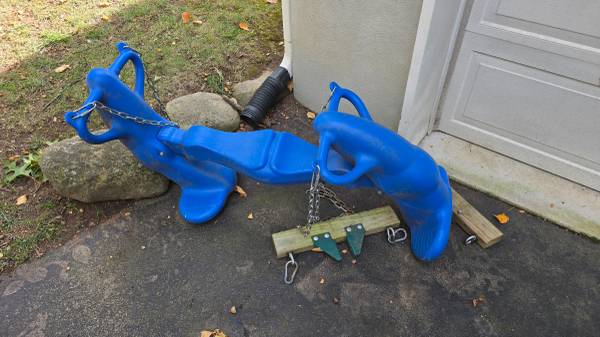 Kids tandem swing glider 1