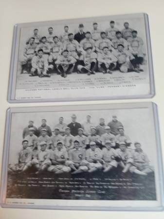 1906 Photo Post Cards - Cubs , White Sox 1