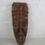 African Hand Carved Wall Decor Folk Art Tribal Wooden Mask 20 1/2 Tall 1 thumbnail