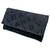 Authentic Bvlgari Long Black Embroidered Cloth & Leather Waller 1 thumbnail