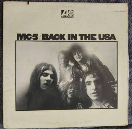 MC5 Back in the USA 1st pressing 1