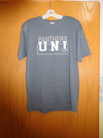 Gray UNI Panthers T Shirt 1