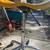 Yellow Adjustable Height Rolling Stool in Great Condition 4 thumbnail