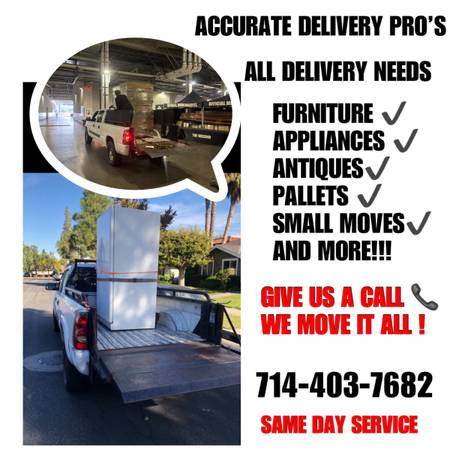 OC DELIVERY & TRANSPORT PRO’S [ SAME DAY SERVICE ] 1
