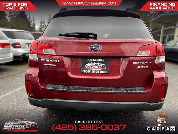 $111/mes - 2013 Subaru Outback 25i Premium AWD Wagon CVT - $7.999 (23410 Highway 99, WA 98026)63438173394051124