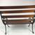 LITTLE MINIATURE BENCH  19” HIGH 19” WIDE 19” DEEP  MATERIAL: CAST IRO 10 thumbnail
