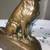 Antique Art Deco Bronze Cast German Shepherd Single Bookend 11 thumbnail