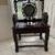 Two Chinese Black Wood ( 红木 Hong Mu) Chairs with Marble Center 5 thumbnail