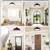Flush Mount Ceiling Light, Mid Century Black Wood Ceiling Light 12.5" selectable 7 thumbnail