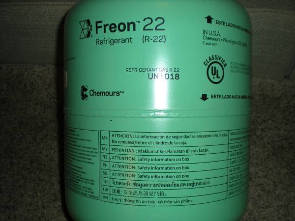 FREON R-22 Refrigerant - $40 (Dothan)63440320400897120