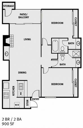 $1,125 / 2br - 900ft2 - Acceso Controlado, Chimenea de Leña, Amplios Armarios (Lake Highlands)63846411891329124