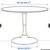 Dining Table - White - $125 ( bought for $250) 2 thumbnail