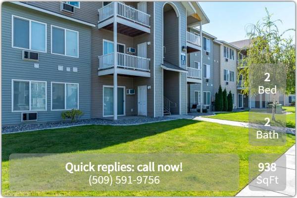 $1,471 / 2br - 938ft2 - Ubicación conveniente para quienes se desplazan – ¡En la línea de autobús! 2 habitaciones, 2 baños (Kennewick - Pasco, Richland)63829732642819120