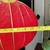 Large Vintage Chinese Red & Gold Collapsible Cloth Hanging Lantern 4 thumbnail