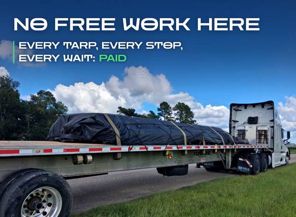 ⛓️ CDL-A FLATBED | $3000-3950/WK | TARP & STOP PAY | SAP OK 1
