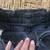 American Eagle Black Washed Jean Shorts with Belt - Size 2 - LIKE NEW 3 thumbnail