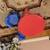 Little Takes Round red Table with 2 blue chairs 3 thumbnail
