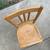 2 Vintage French Wood Bistro Chairs 7 thumbnail