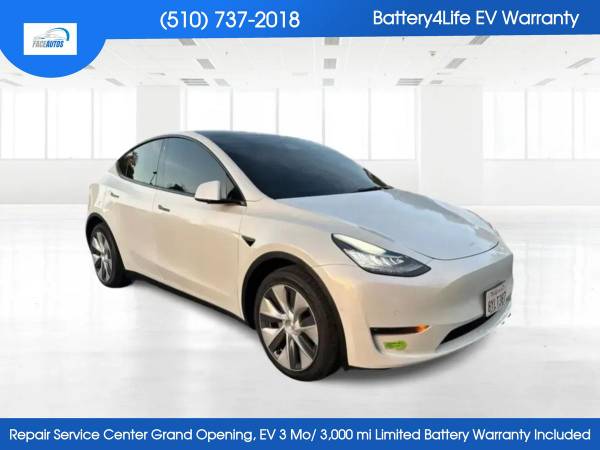 2021 Tesla Model Y Long Range Sport Utility 4D 1