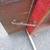 Vintage Mid Century Kitchen Cart Folding Red Pink Some Wear Rust 5 thumbnail