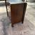 Queen Size Dark Walnut Captains Bed w/Large 3 Drawer Nightstand 13 thumbnail