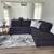 Colby Smoke Armless Loveseat & RAF Corner Chaise SECTIONAL 1 thumbnail