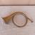 Fox hunting horn solid brass 4 thumbnail