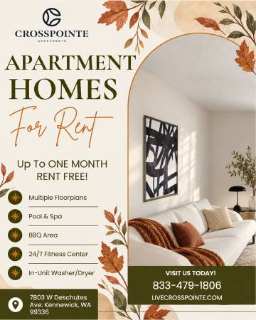 Make Your Move to Crosspointe-Enjoy ONE MONTH RENT FREE! 1
