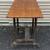 Industrial Mid Century Typewriter Table/Teak Top & Leaves/Castors 2 thumbnail