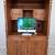 American Heirloom Solid Oak Computer Armoire – With Built-In Safe! 1 thumbnail