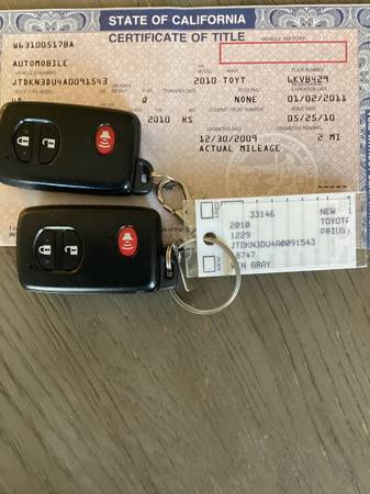 2010 Prius hybrid - $9,800 (san jose south)63654698161025124