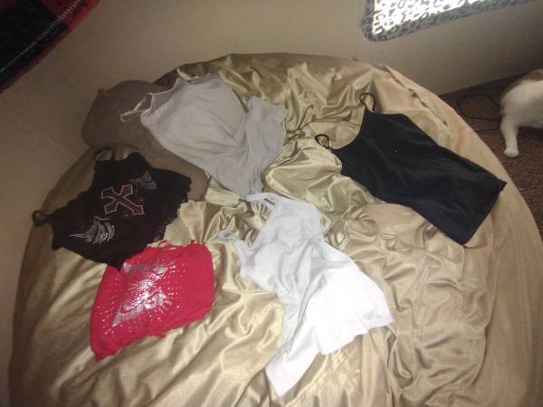 clothes bundle (spaghetti strap/one tube top) all size small 1