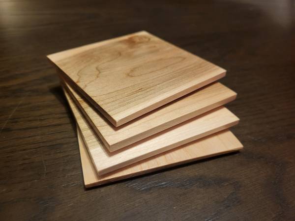 Coasters (Maple 4-Pack) 1