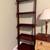 Pottery Barn Leaning Bookshelves (2) - Cherry Solid Wood 1 thumbnail