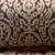 Upholstered Square Ottoman Foot Stool- Brown & Cream- Wood Feet 6 thumbnail