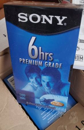 Sony T120 Vhs Tape Sealed New 1