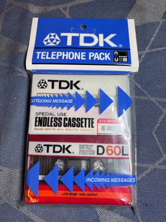 TDK cassettes telephone pack (2 ps) 1