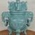 Chinese celadon hardstone jade incense burner with elephant motif 12 thumbnail