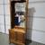 Beautiful Oak Hall Tree With Mirror And Storage 1 thumbnail