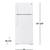 White GE - 17.5 Cu. Ft. Top-Freezer Refrigerator (Apt Size) 1 thumbnail