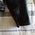 BLACK LEATHER MOTORCYCLE JACKET - SZ L 11 thumbnail